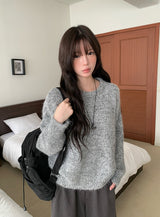 Earls Bokashi Round Thick Loose Fit Knit