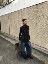 Berre Frill Cardigan + Muffler Set (2color)