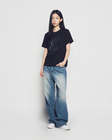 25FW WOMAN FUZZY RABBIT SHORT SLEEVE T-SHIRT