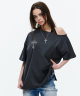 cb cross t (dark grey)