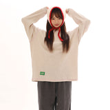 WAFFLE COZY L/S TEE_OATMEAL
