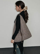 Jeanne Knit Shoulder Bag_Pink