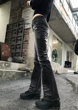 Black Raw Cut Denim