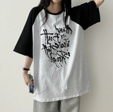 リミンボクシーフィットカラーラグラン半袖Tシャツ