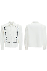 Double Breasted Woven Shirt Jacket