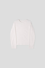 リブクロップ長袖Tシャツ