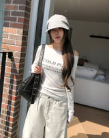 コルプビンテージレタリング長袖Tシャツ