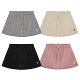 VELOUR TRAINING SKIRT [4color]