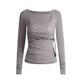 Sienna Crystal Wrap Tee