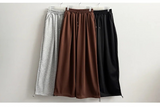 Wenli front, side pin tuck training string wide pants
