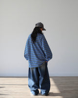 BLOWN WIDE DENIM PANTS