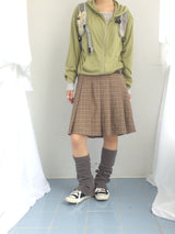 Rib Vintage Check Skirt