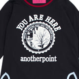 ANOTHER POINT リンガーロングスリーブTシャツ（レディース）_SYF1TS52BK