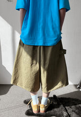 Hotstern Sun Embroidered Cotton Bermuda Shorts 3color