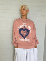 VENTIQUE ブローくんハートスウェットシャツ3カラー
