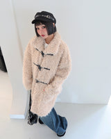 Half fur coat of soft tteokbokki