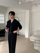 LMNリエピンタックストライプスラックス (3 colors)