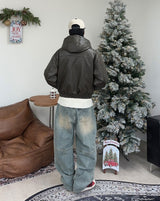 Loupe Wide Dart Denim Pants