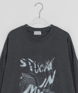 カンラブプリンティングオーバー長袖Tシャツ