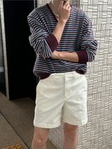 [S/S] サマーハーフバンディングショートパンツ((5color)