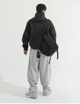 Multi Pocket String Backpack