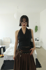 レース ホルタートップ (BEIGE, BLACK 2COLORS!)