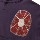 ボイリングパッチドフーディー/パープル