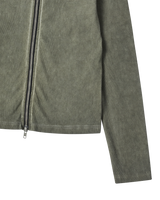 26SS WOMAN ウォッシュドリップフーディージップアップ