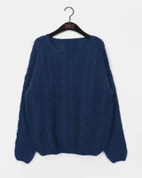 Wittle alpaca twisted V-neck knitwear