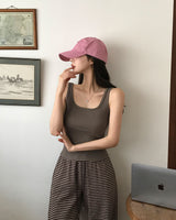 [MADE/7color] Tomatoes, ribbed camisole