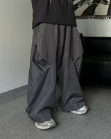 HS Rivet Line Nylon Balloon Pants (2C)