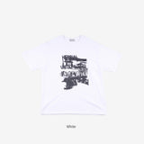 (Unisex) ルーズグラフィティオーバーフィットショートスリーブTシャツ