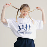 25P ランニング ロゴ 半袖Tシャツ 25B41308WH