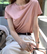 レナシルケットショートスリーブTシャツ / 8カラー