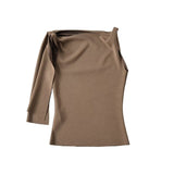 Daphne Asymmetric Ribbon Top