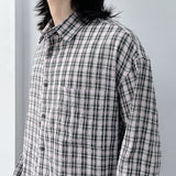 Boxy Check Cropped Shirt