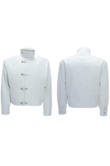 Ostrich Leather Lined Puffer Jacket