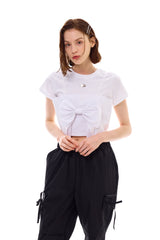 AI RIBBON BUSTIER / WHITE