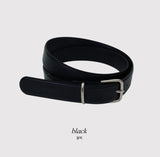 Daily Square Leather Belt (4color)