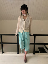 Capo Shirring Bermuda Pants