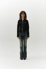 cut line jacket (black)