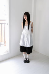 frill natural sleeveless ops(3colors)