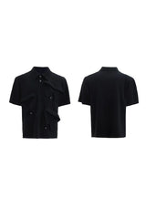 Deconstructed Multi Collar Polo