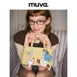 muva. New Genuine‑Leather Ding‑Ding Bag, Shoulder Cross‑body Hand‑held Viral Mini Tote, Premium‑Feel Daily Purse, New Arrival Mar 28