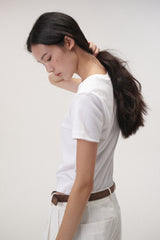 Round half T (Ivory)