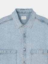ASCLO Summer Denim Roll Up Shirt (2color)