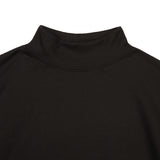 [Unisex] リザーブオーバーフィットモックネックTシャツ [DARK BROWN]