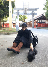 ストライプブレンドシャツ