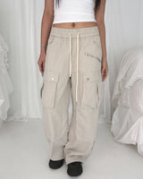 Zipper banding cargo pants