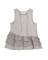 glitter sheer unbalance layered op